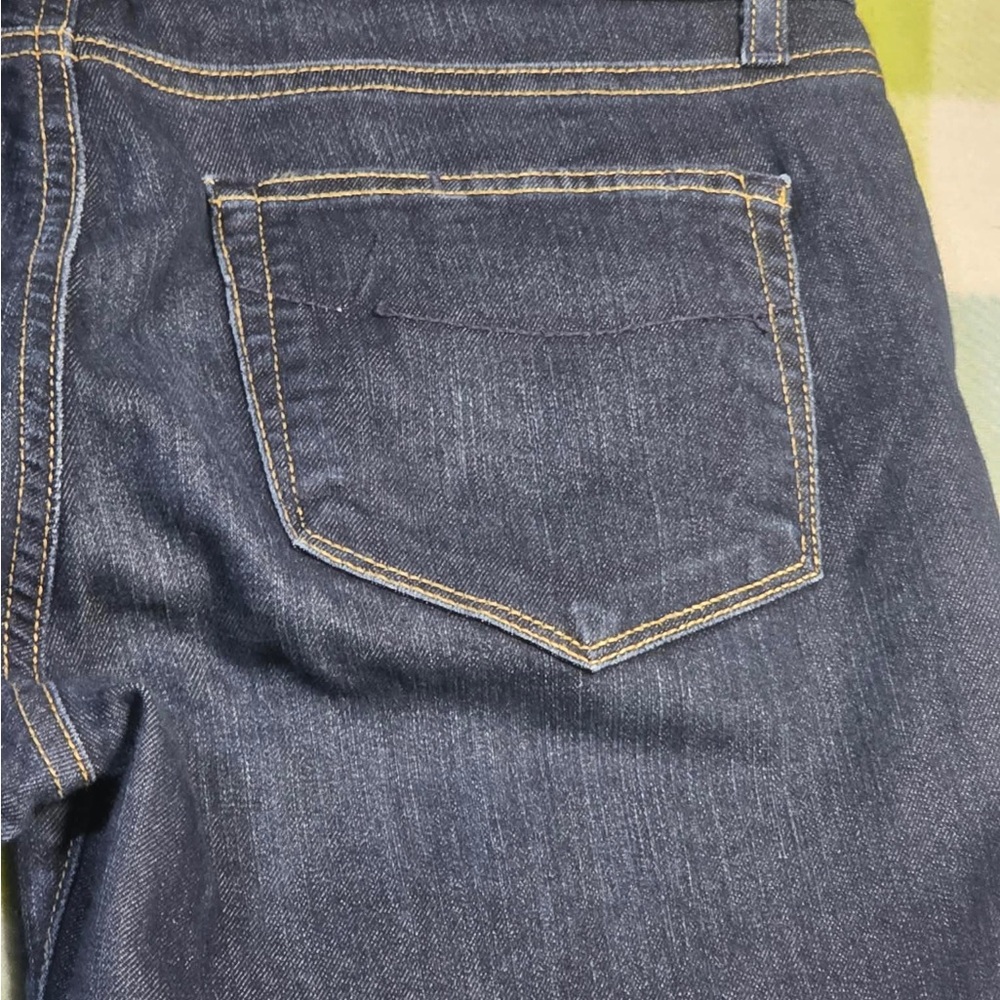 PAIGE Skyline Womans Dark Blue Straight Jeans 30